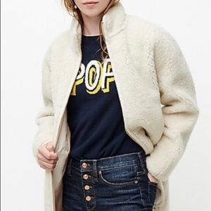 🎉HP🎉J. Crew warm zip-up fleece coat jacket small